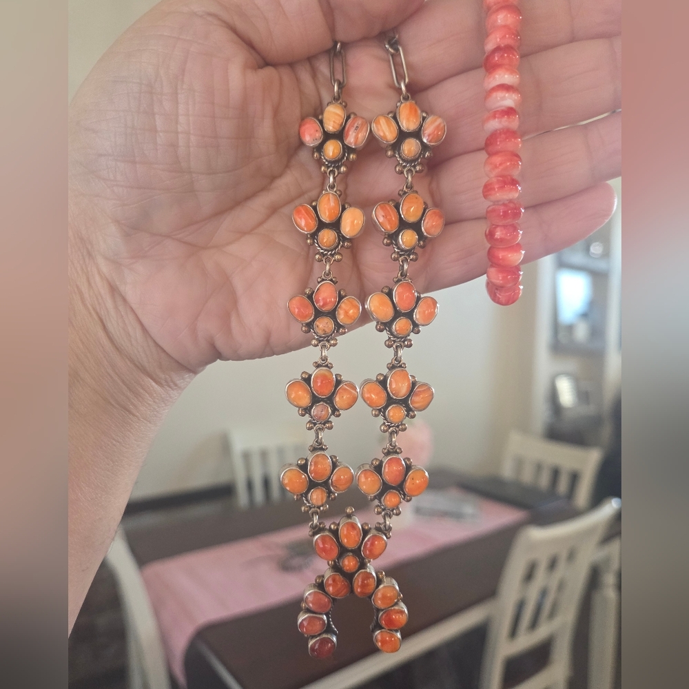 Federico Jimenez Orange Spiny Squash Necklace